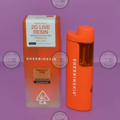 SHERBINSKIS LIVE RESIN VAPES PISTACCHIO