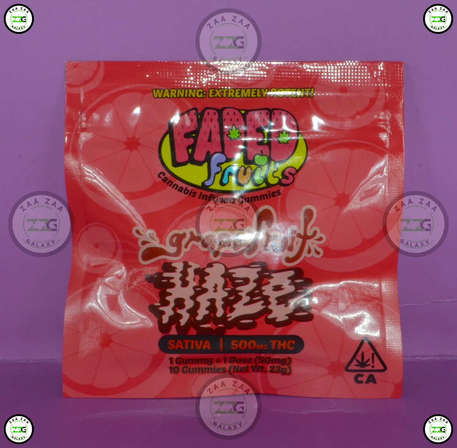 FADED FRUITS GUMMIES 500MG - Image 5